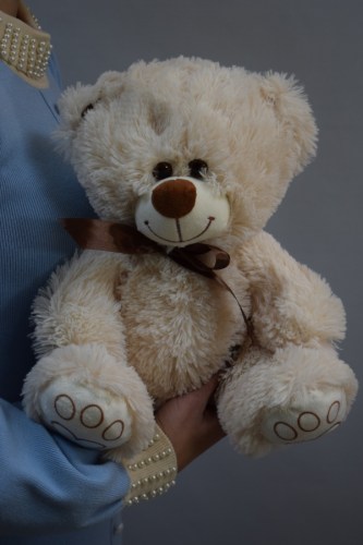 мишка 1500 белый